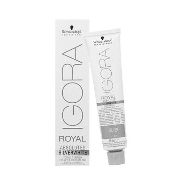Schwarzkopf Igora Absolutes Silver White - Silver, 2.1 oz