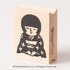 Okappa-chan Three Finger Rubber Stamp