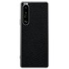MAC Harrier Xperia 1 III SO-51B SOG03 A101SO Skin Seal, Basic Black, Pattern, Backside Compatible, Deco Sheet, Leather Tone