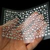 Rhinestone Sticker (Deco Sticker) Jewelry Type 2-5mm [Silver] 1 Sheet Kirakira Punpunmaru 068