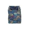 Household Essentials Krush Canvas Utility Tote| Reusable Beach Bag | Blue Palm Leaf