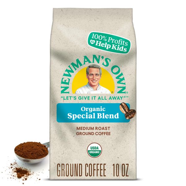 Newmans Own Organics Newmans Special Blend, Medium Roast Ground Coffee, 10oz