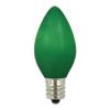 25Pack 7 Watt C7 Ceramic Green Incandescent Light Bulb, Candelabra Base
