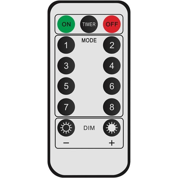 8-Mode String Light Remote Control with 13 Keys Replacement