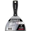 ALLWAY NX6F Ergonomic Grip Flex Smooth Curved Joint Knife, 6"