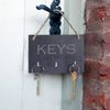 Slate Key Holder with 3 hooks
