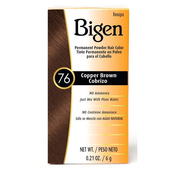 #76 Copper Brown Bigen Permanent Powder - 3 Pack
