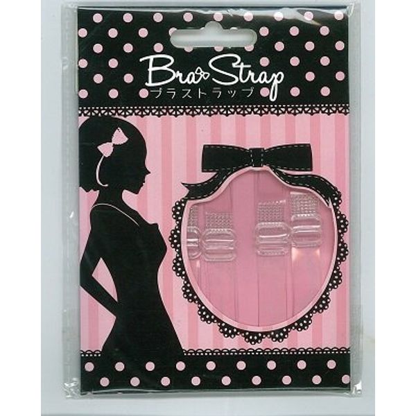 SHO-BI Bra Straps Clear Type, Set of 2 (4 Pieces)