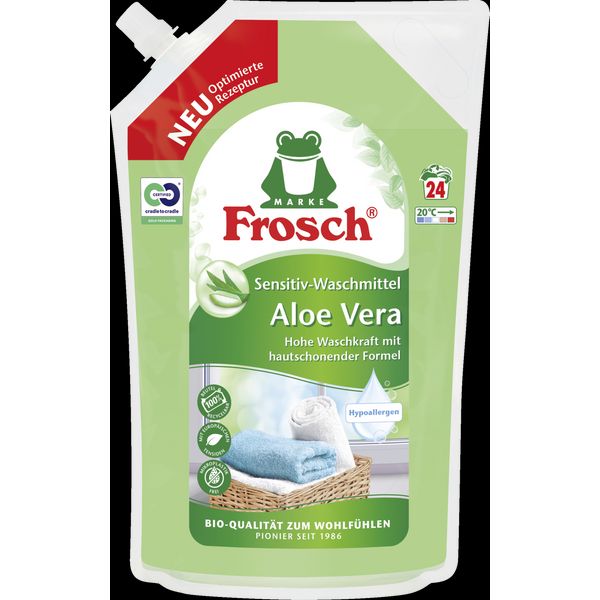 Sensitiv Aloe Vera Waschmittel flüssig, 24WL