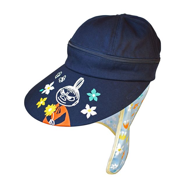 Moomin ST-NM0014 3-way Wide Brim Hat Little My Navy