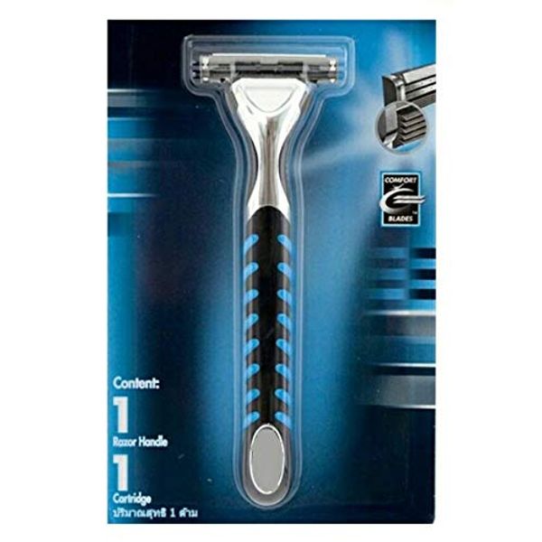 Sensor Razor Handle Compatible for Sensor 3 and Sensor Excel Blade with One Sensor cartridge blade.