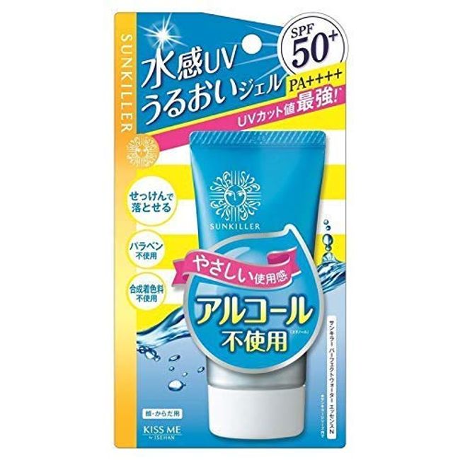 ISEHAN Kiss Me Japan Sunkiller Perfect Water Essence Sunscreen Gel SPF50+ PA++++