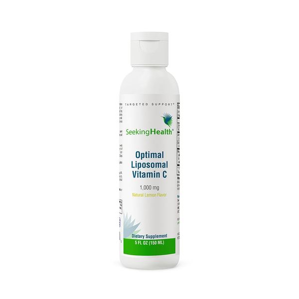 Optimal Liposomal Vitamin C - Lemon Zest | Non-Soy Non-GMO | 1,000 mg Liposomal Vitamin C per Serving |5 oz | 30 Servings