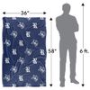 Rice University Owls Blanket, 36" x 58", Logo Pattern, Silky Touch Super Soft Throw