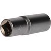 BRILLIANT TOOLS BT022829 1/2 Inch Hexagonal Socket, Long Design, 19 mm [Powered by KS Tools]
