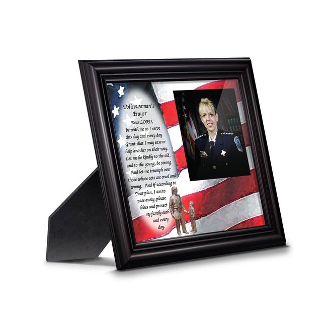 Policewoman’s Prayer, Personalized Gift for Police Women, Gifts for Cops, 6796B