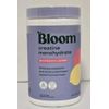 BLOOM NEW SEALED CREATINE MONOHYDRATE RASPBERRY LEMON 40 SERVINGS 9 OZ  EXP 2027