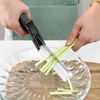 Digitaland No Cutting Board Clever Cutter with Wall Stand, Black