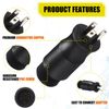 Saillong Multi-Voltage Adapter Plug Welder Electric Adapter Plug Replacement for Welding Power Cable,(219261 5-15p)