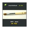 Decori Adoro Acrylic Nail Brush #6 Flat