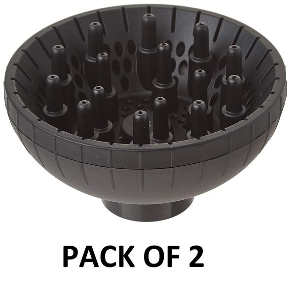 BaBylissPRO Snap-On Diffuser Attachment for Hair Dryer #BB-BABDF2 - PACK OF 2