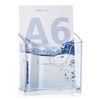 VITAdisplays® A6 Table Brochure Holder Transparent