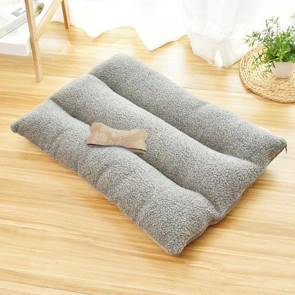 Luxury Cozy Retreat Large Dog Bed - Grey / 70Cm