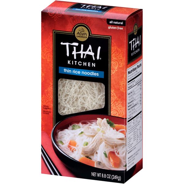 Thai Kitchen Thin Rice Noodles - Case of 12 - 8.8 oz.