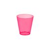 Party Essentials Hard Plastic 2-Ounce Shot Glasses, Neon Pink, 60 Count