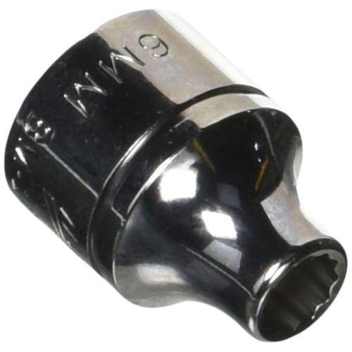 Williams BM-1206 3/8 Drive Shallow Socket, 12 Point, 6mm