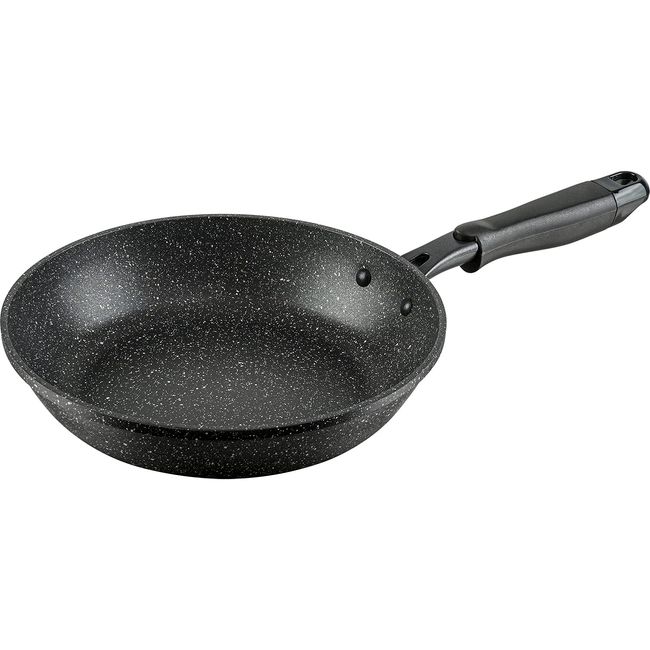 Wahei Freiz RB-2103 Increased Abrasion Resistance! Marble Coated Frying Pan, 8.7 inches (22cm), Lightweight, Non-Stick, Double Marble α