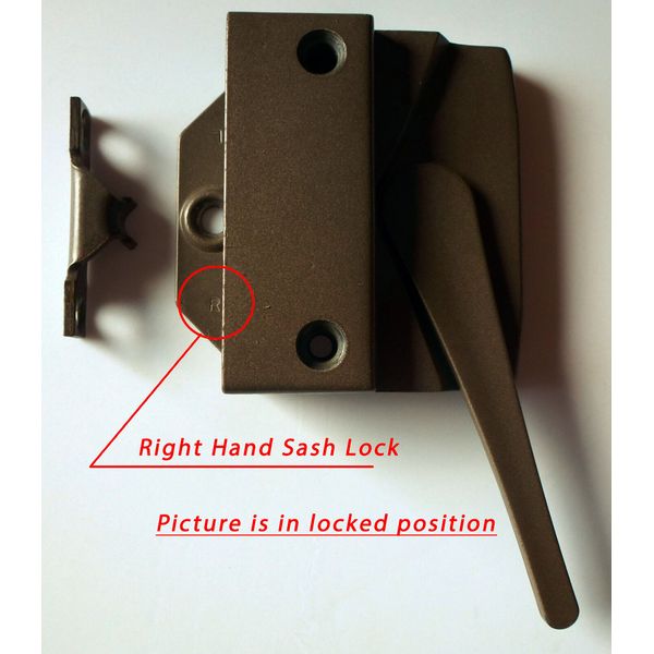 Andersen Casement Window Sash Lock, Perma-Shield 1979-95 Right Hand w/ Keeper