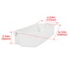 White Shelf Bin Compatible with Kenmore Whirlpool Refrigerator 2187172 3PCs