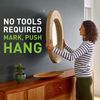 3M CLAW Drywall Picture Hangers [25 lbs.]: 4-pack (Silver) [4-sets]