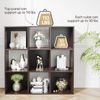 9-Cube Storage Organizer Closet Cabinet Bookshelf System w/Removable Back Panels