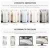 BOURINA Textured Solid Soft Sofa Throw Couch Cover Knitted Decorative Blanket, White, 127x152cm
