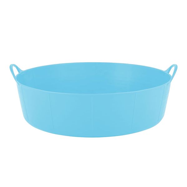 Gorilla Tub® Large Shallow 35L Sky Blue