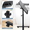 Rolling Laptop Desk Over Sofa Angle Height Adjustable Bed Notebook Table Stand