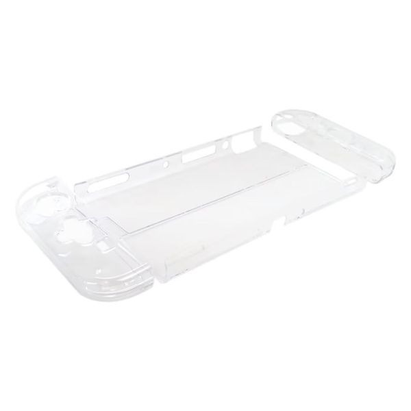 Clear Protective Hard Case Anti-Scratch Shell Cover with Split Design Case for Nintendo Switch OLED