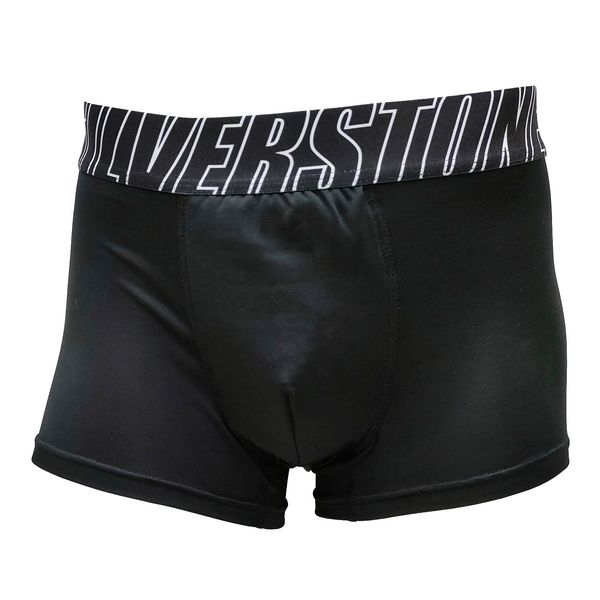 SVS Men's Water Absorbent Boxer Shorts, Plain, Black, L, Choice Leak, Safe, Looks No Barre Even When You Take Off, Normal Boxer Shorts, Urine Spills, Light Incontinence