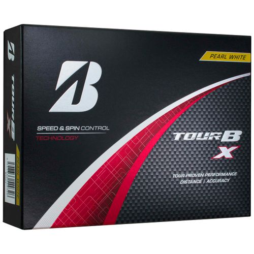 Bridgestone B4GXJ Tour B X 2024 Model Golf Balls, 12 Balls, Pearl White