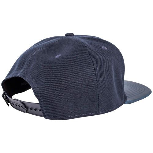 Blackskies® Vanguard Snapback Cap Wine Red Men's Baseball Cap Suede Faux Leather Men's Women's Cap - Baseball Cap Men Women Unisex Streetwear Outdoor Summer Leisure, navy blue