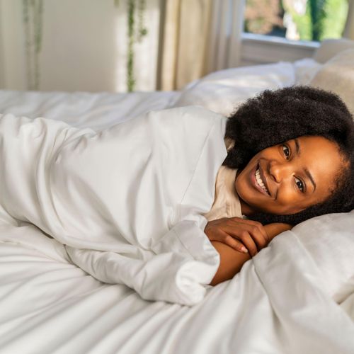 Baloo 60"x80" Cotton Duvet Cover for 15lb/20lb Weighted Blanket– White Weighted Blanket Cover with 8 Ties– Soft– Premium – Breathable 100% Cotton & Removable Zipper Closure Duvet Cover Full/Queen Size