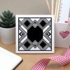 'Patterned Art Deco Square' 108mm Square Ceramic Tile (TD00019138)