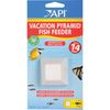 API HOLIDAY PYRAMID FISH FEEDER 14-Day Automatic Fish Feeder 34-Gram 1-Count Pack,White