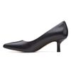 Clarks Violet 55 Rae Lederschuhe im, Schwarz, 38 EU