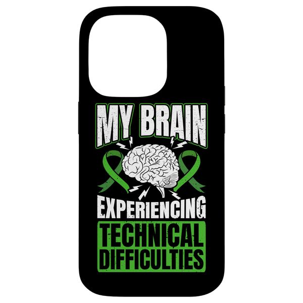 Traumatic Brain Injury Warrior TBI Case for iPhone 14 Pro
