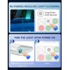 Solar Pool Fountain with 10-Color Lights â€“ Auto Light Sensing, Remote-Control