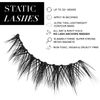 STATIC NAILS Eye Lash More Is More Black Glam