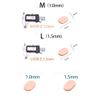 Glasses Nose Pad Sticker, No Trace on the Nose, Puffy, Prevents Glasses from Slipping Off, 16 Pairs, nude